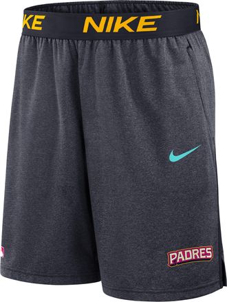 Nike San Diego Padres City Connect Nike Mens Dri-FIT MLB Shorts in Black | 015E0HUOPYP-NYN