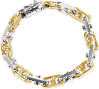 Pompeii3 Mens Link 14k Gold (63gram) or Platinum (101gram) 8mm Bracelet 8.5
