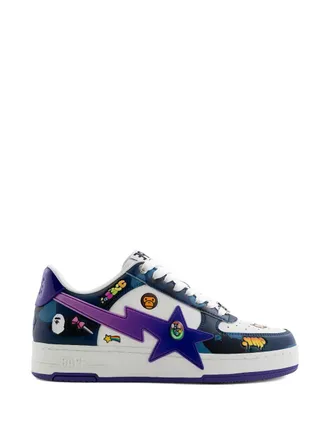A Bathing Ape Bape Star low-top sneakers met applicatie - Wit