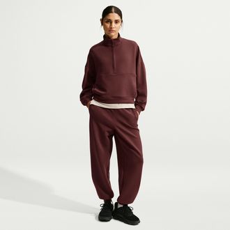 Nike Womens 24.7 ImpossiblySoft Dri-FIT High-Rise Jogger Pants in Purple | IQ1033-658