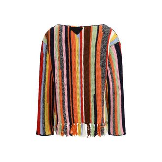 Prada Mens Multicolor Wool Sweatshirt Clothing