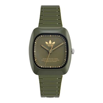 adidas Retro Wave Two Groen Horloge - Dames - Horloges - Groen - ONE Size - Accessoires