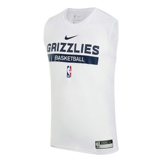Nike x NBA DRI-FIT Memphis Grizzlies Training Jerseys White FN5207-100