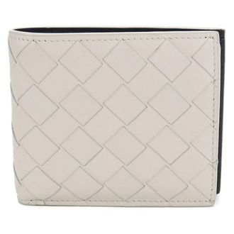 Bottega Veneta Ivory Leather Wallet (Bi-Fold) (Pre-Owned)