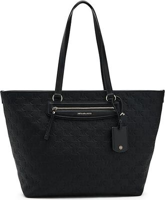 Michael Kors Jet Set Travel XL Function Tote Tote Handbags Black : XL, Leather