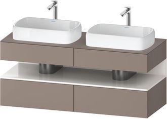 Duravit Qatego Consola Mueble Bajo Lavabo, 2 Extensiones, 2 - Duravit