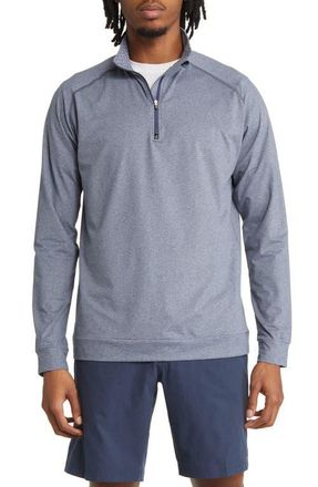 Swannies Graham Quarter Zip Golf Pullover in Navy Heather-Navy at Nordstrom, Size Xx-Large