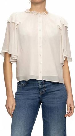 Sanctuary Deja Vu Blouse In Light Oat