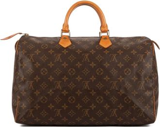 Louis Vuitton Borsa da viaggio Speedy 40 con monogramma 2025 - Marrone