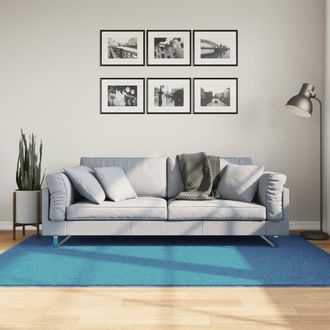 vidaXL Alfombra De Pelo Corto Oviedo Turquesa 140x200 Cm Vidaxl