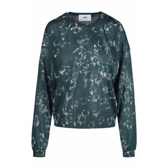 SOLOTRE Round-neck Knitwear, female, Green, Size: 2XS Knitwear Abu