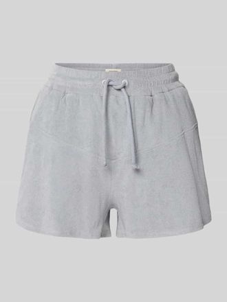 Drykorn Straight Fit Shorts mit Tunnelzug Modell Saha in Mittelgrau, Gr&ouml;&szlig;e XL