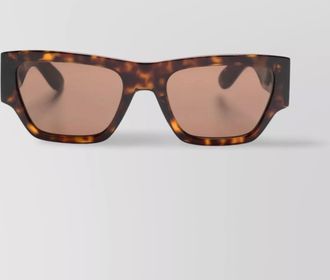 Alexander McQueen tortoiseshell square-frame sunglasses