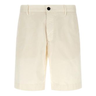Incotex 11S215 Cotton Bermuda Shorts - male - Incotex - Casual Shorts - White - W30 - Shorts