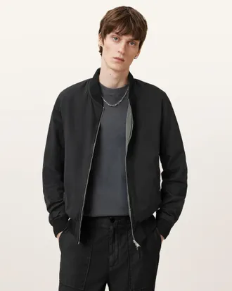 AllSaints Bassett Reversible Ramskull Bomber Jacket
