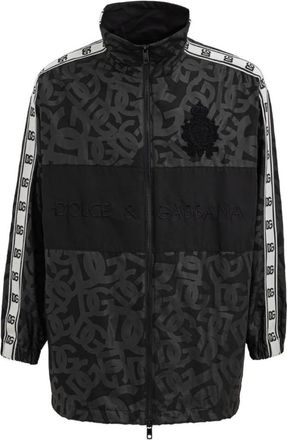 Dolce & Gabbana Windjack - Heren - Windbreakers - Zwart - S - Polyester - Fitness