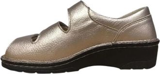 Finn Comfort Ischia 02106 - Dames - Sleehakken - Geel - 34 EU - Leer - Schoenen