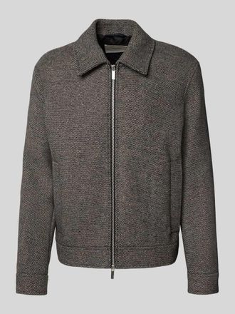 Selected Regular Fit Jacke aus Woll-Mix in Anthrazit, Gr&ouml;&szlig;e L