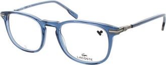 Lacoste Mens Black Rectangular Eyeglass Frames L295441051