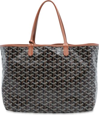 Goyard Pre-owned Womens Goyardine Saint Louis Pm - Dark Grey Textile - One Size