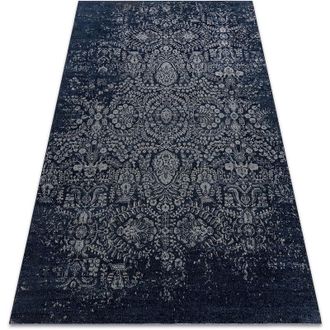 RugsX Rugsx - Alfombra Wool Jade 45008/500 Ornamento Azul Oscuro / Beige Osta Blue 160x230 Cm