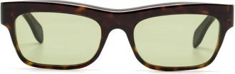 Marni Sunglasses, unisex, Brown, ONE SIZE, Oval-frame sunglasses with tortoiseshell effect