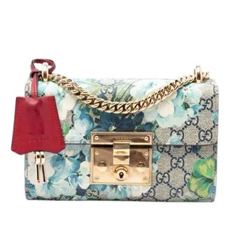 Gucci Pre-owned Vintage S Lock Crossbody Bag - Dames - Vintage Schoudertas - Beige - ONE Size - Vintage