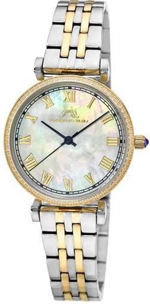 Porsamo Bleu Emma Bracelet Watch in Iridescent/Two-Tone at Nordstrom Rack