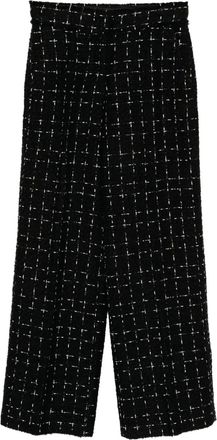 Karl Lagerfeld Pantaloni con stampa - Nero