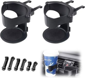 OEM Adecuado Para Dos Portavasos De Coche, Soporte De Ventilaci&oacute;n Ajustable, Soporte Para Taza De Caf&eacute;, Soporte Para Bebidas Y Soporte Para Taza De Caf&eacute;