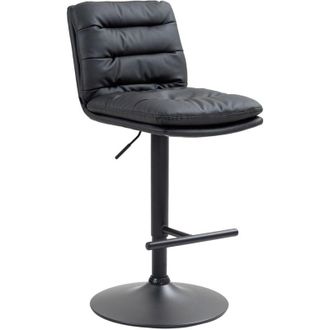 Clp Taburete De Bar Damar En Polipiel Negro Negro