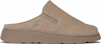 FitFlop Womens Gen-Ff Elasticated Suede Mules In Taupe