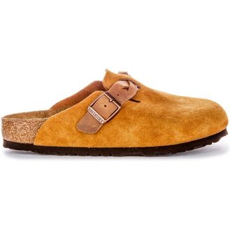 Birkenstock Boston Braided Elegant Pin Buckle Clog - female - Birkenstock - Mules - Brown - 3 UK - Shoes