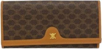 Celine Pre-owned Wallets, female, Brown, Size: ONE SIZE Pre-owned Plastic Wallet