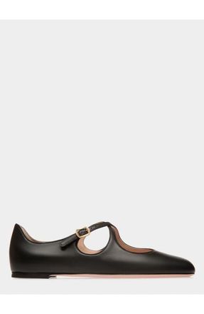 Bally rina Flat in Lamb Leather in Black at Nordstrom, Size 36