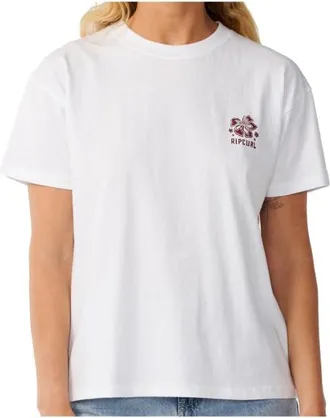 Rip Curl Surf Puff Party Pack Relaxed T-Shirt f&uuml;r Damen | wei&szlig;