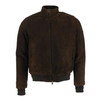Roy Rogers Jassen, Heren, Bruin, M, Leer, Barracuda Jacket