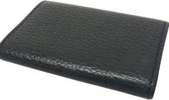 Gucci Pre-owned Lederen Sleutelhoes - Heren - Vintage Accessoires - Zwart - ONE Size - Leer - Vintage