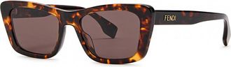 Fendi Cat-eye Sunglasses - Black - One Size