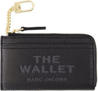 Marc Jacobs Womens Leather Cowhide Wallet Black