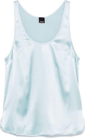 Pinko Satijnen top - Blauw