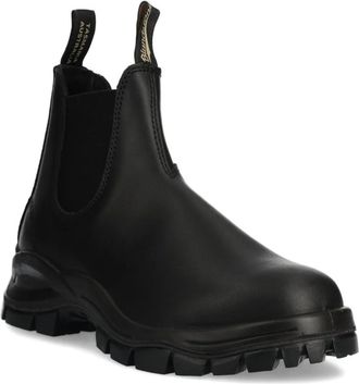 Blundstone elastic-panel lug-sole chelsea boots - unisex - Calf Leather/Rubber/Calf Leather - 41.5 - Black