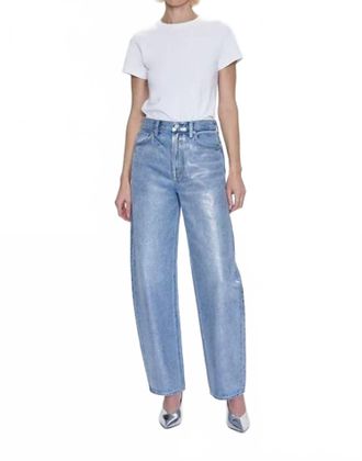 Pistola Denim Wes High Rise Barrel Jeans In Spellbound