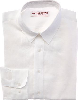 Orlebar Brown Percy Linen Dress Shirt