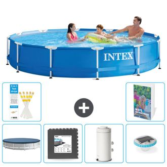 Intex Piscina Con Estructura Redonda - 366x76 Cm - 7-piezas S138