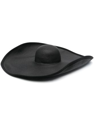 Max Mara oversized sun hat - Black