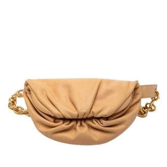 Bottega Veneta Pre-owned Belt Bags, female, Brown, Size: ONE SIZE Pre-owned Belt Chain Pouch