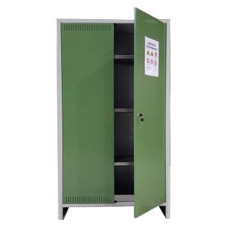 Far Armadietto Armadio Metallo Fitofarmaci Fitosanitari Alto 100x40 Cm 2 Ante 182pro C2