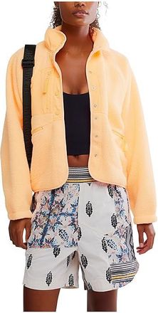 Free People Movement Hit The Slopes Jacket Womens Jacket Neon Clementine : MD (Womens 8-10), Polyester
