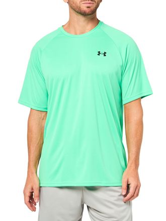 Under Armour Mens Velocity 2.0 Short Sleeve T Shirt, (300) Vapor Green / / Black, Medium